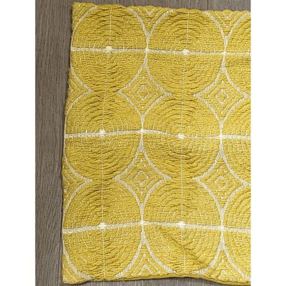 Handmade Loom Tree El Telar woven gold tone pillow cover 22X16 artisanal - Picture 2 of 2